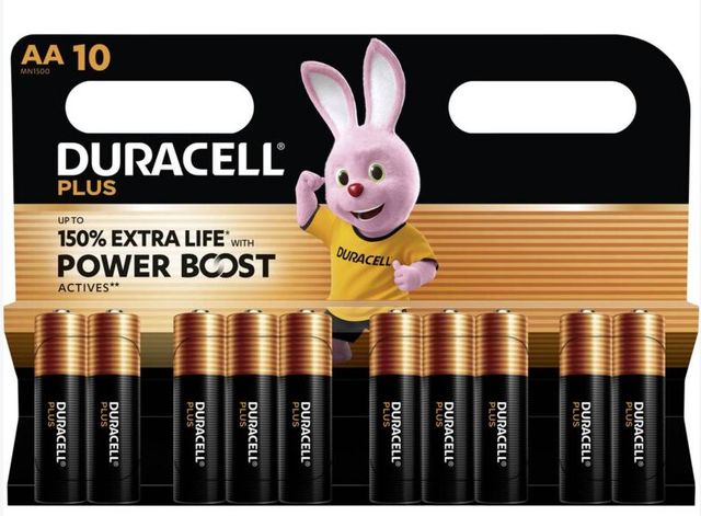 DURACELL PLUS POWER BOOST 150% AA STILO BL10