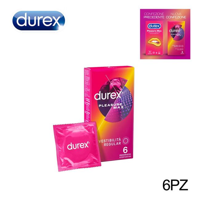 DUREX PROFILATTICO PLEASURE MAX X6