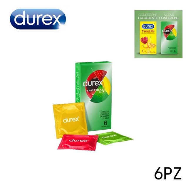 DUREX PROFILATTICO TROPICAL MIX X6