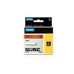DYMO D1 RHINOPRO NASTRO IN VINILE 12MMx5.5MT COLORE ARANCIO STAMPA NERO