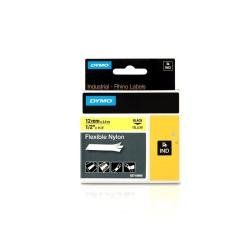 DYMO IND - Nylon - nero su giallo - Roll (1.2 cm x 3.5 m) 1 cassetta(e) nastro …
