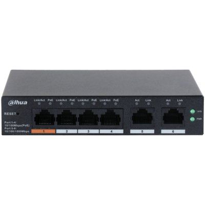 Dahua CS4006-4ET-60 Switch desktopowy zarz¹dzany w chmurze z 6 portami z 4 port…