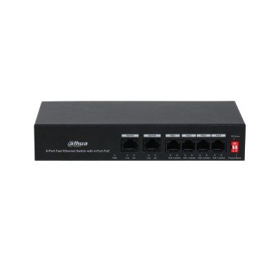 Dahua PFS3006-4ET-36 Switch Fast Ethernet a 6 porte con 4 porte PoE