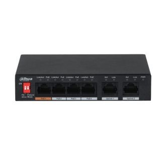 Dahua PFS3006-4ET-60-V2 Interruttore desktop 6 porte 10/100Mbps non gestito con…