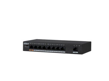Dahua PFS3009-8ET1GT-96-V2 Switch desktopowy bez zarz¹dzania 9-portowy z 8-port…