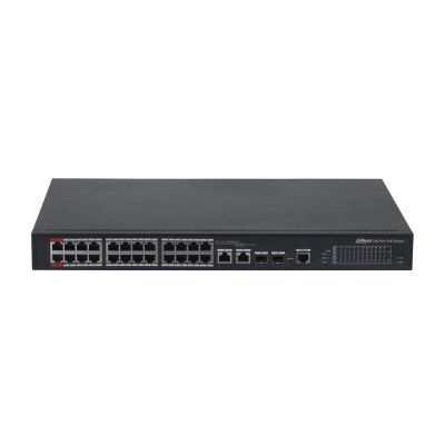 Dahua PFS4226-24ET-360-V3 Switch PoE gestito da 24 porte 100 Mbps + 2 porte Gig…