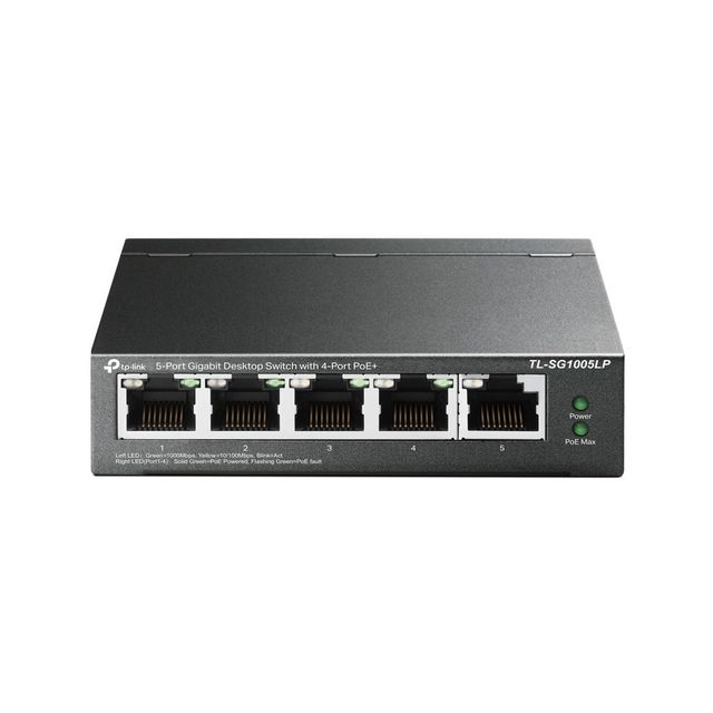 Dahua SG1005LP Switch Gigabit PoE Economico a 5 porte con 4 porte PoE