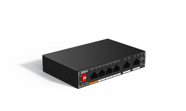 Dahua SG1006P Switch Gigabit PoE non gestito a 6 porte con 4 porte PoE