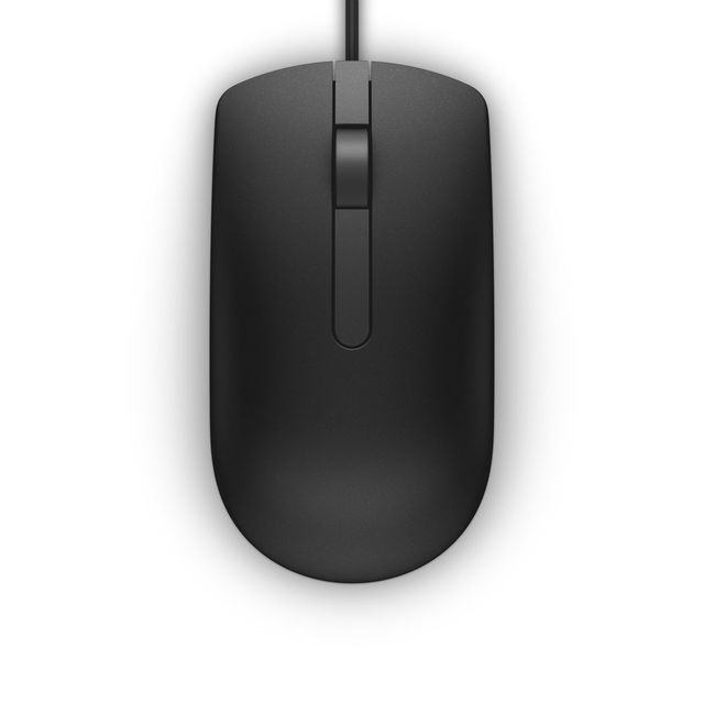 Dell 570-AAIS Mouse Ottica Cablate Ambidestra USB 1000 DPI Nera