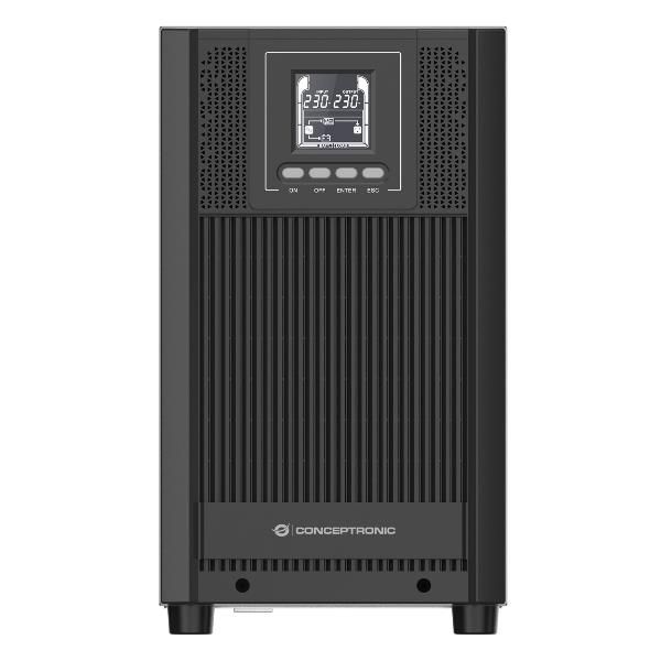 Conceptronic UPS 3000VA 2700W ONLINE TOWER - HID USB, Porta EPO, 4x SCHUKO, 1x …