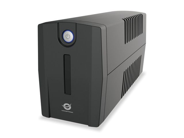 Conceptronic UPS 650VA 360W, Schuko x 2, USB, RJ45 InOut, AVR