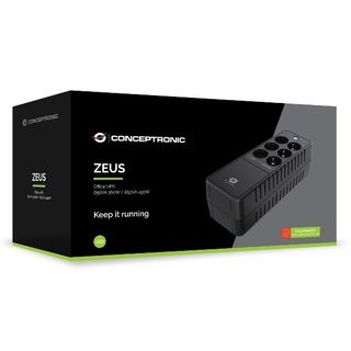 Conceptronic UPS per ufficio da 650VA 360W, batteria e protezione da sovratensi…