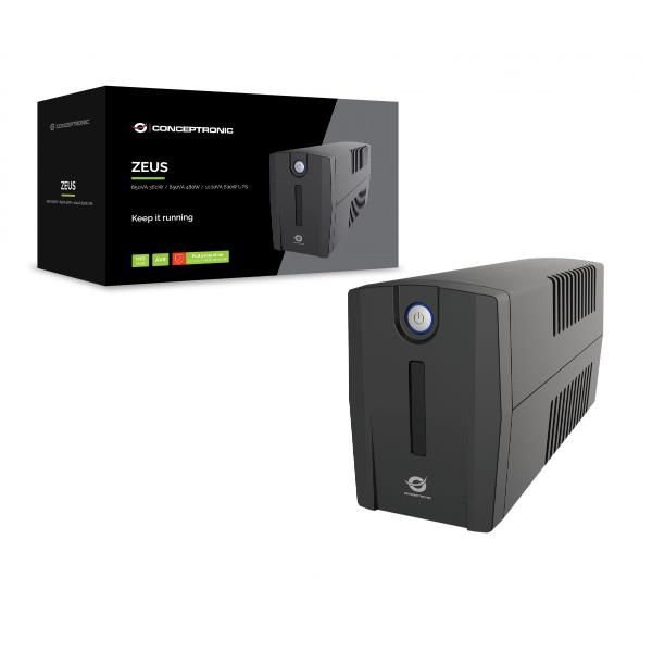 Conceptronic Zeus 01ES - UPS - 220-240 V c.a. V - 360 Watt - 650 VA - USB - con…