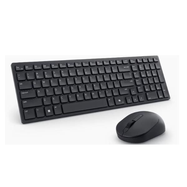 Dell Silent Keyboard and Mouse KM555 - Set mouse e tastiera - senza fili - 2.4 …