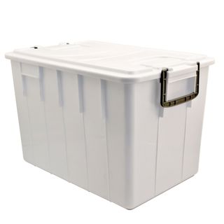 Contenitore Foodbox con coperchio - 58x38x38 cm - 60 L - PPL riciclabile - bian…