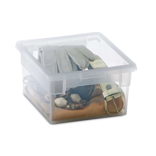 Contenitore multiuso Light Box S/2 - 17,8x20,4x10 cm - 2,5 L - plastica - trasp…