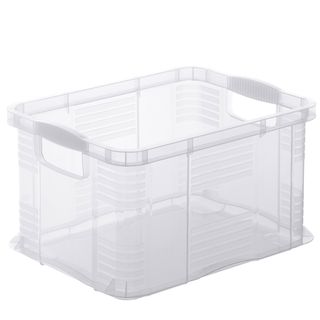 Contenitore portaoggetti - 39x29x21,5 cm - A4 - 17,5 L - PPL - trasparente - Ro…