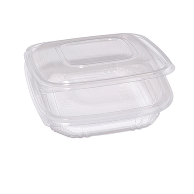 Contenitori in PP - con coperchio incernierato - 18,5 x 18,5 x 3,7 cm - Europac…