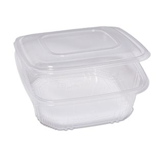 Contenitori in PP - con coperchio incernierato - 21,5 x 21,5 x 6,9 cm - Europac…