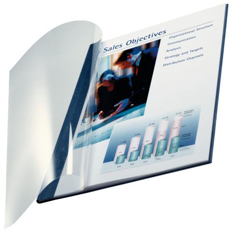 Copertine Impressbind - flessibile - 7 mm - blu - Leitz - scatola 10 pezzi