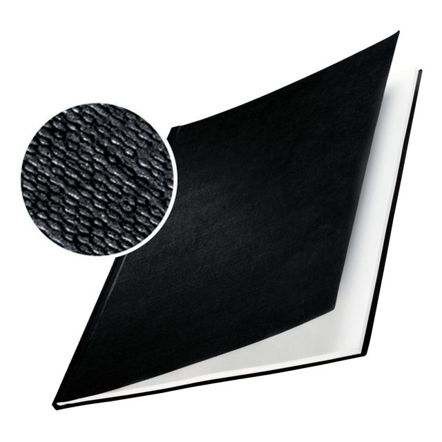 Copertine Impressbind - rigide - 10,5 mm - finitura lino - nero - Leitz - scato…