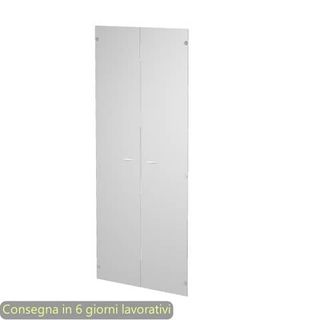 Coppia ante Easy - per mobile alto - 80 x 175 cm - spessore 5 mm - vetro satina…