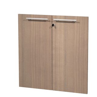 Coppia ante Prestige - per mobile basso - 80 x 77 cm - spessore 18 mm - melamin…