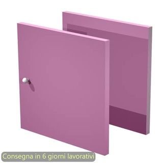 Coppia ante Rainbow - 32,2x32,1 cm - per libreria - viola - Artexport