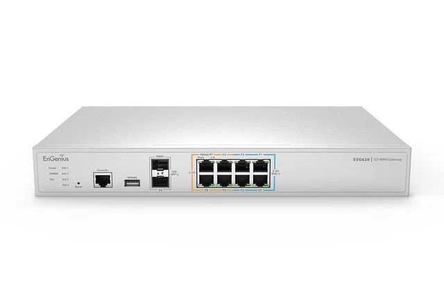ENGENIUS GATEWAY 2X2.5 GBE LAN 6X2.5 GBE