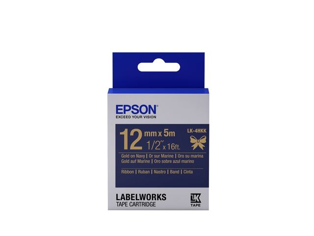 EPSON NASTRO SAT LK-4KBK ORO/BLU 12M