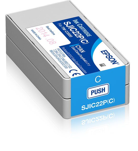 EPSON SJIC22P(C) CARTUCCIA CIANO