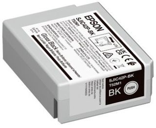 EPSON SJIC42P-BK CARTUCCIA INCHIOSTRO NERO ORIGINALE 50 ML PER ColorWorks CW-C4…