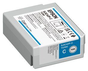 EPSON SJIC42P-C CARTUCCIA INCHIOSTRO CIANO ORIGINALE 50 ML PER ColorWorks CW-C4…