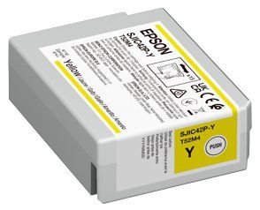 EPSON SJIC42P-Y CARTUCCIA INCHIOSTRO GIALLO ORIGINALE 50 ML PER ColorWorks CW-C…
