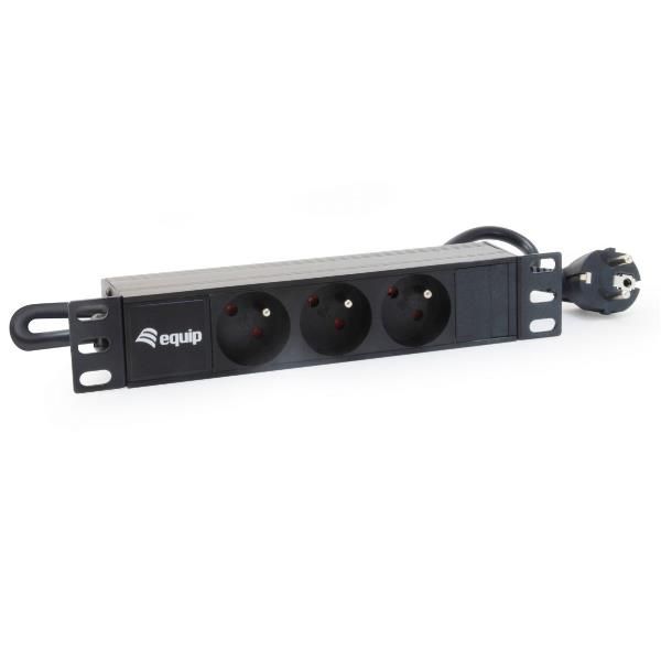 EQUIP 10 1U FRENCH RACKMOUNT POWER DISTR