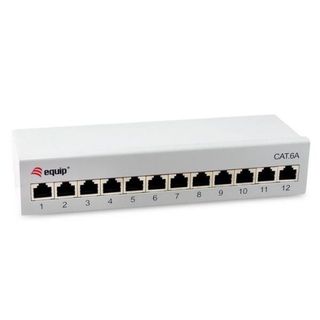EQUIP 12-PORT CAT.6A DESKTOP SHIELDED PAT