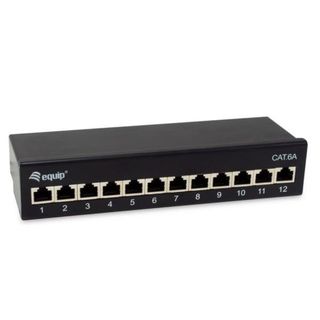 EQUIP 12-PORT CAT.6A DESKTOP SHIELDED PAT