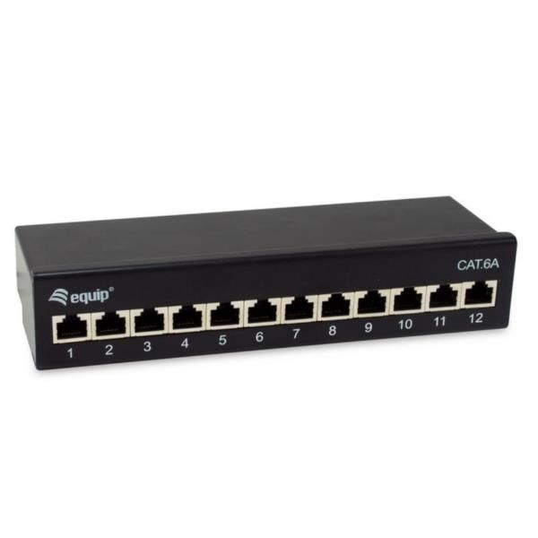 EQUIP 12-PORT CAT.6A DESKTOP SHIELDED PAT