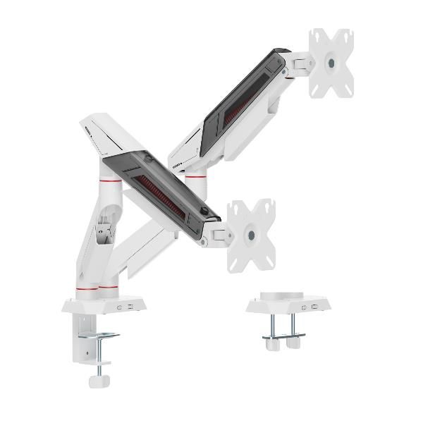 EQUIP 17"-35" GAMING DUAL MONITOR DESK