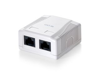 EQUIP 235212 SCATOLA DI CONNESSIONE RETE 2 x RJ-45 CAT 6 BIANCO