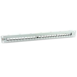 EQUIP 24-PORT KEYSTONE SHIELDED PATCH PAN