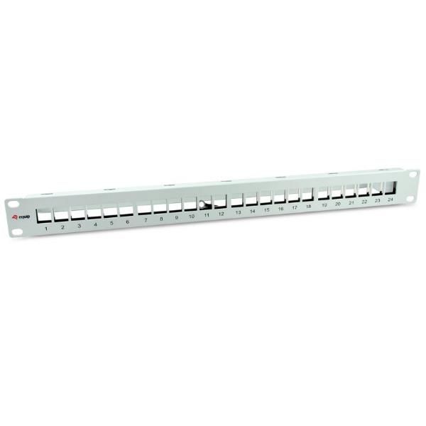 EQUIP 24-PORT KEYSTONE SHIELDED PATCH PAN
