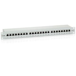 EQUIP 24-PORTS CAT.6 SHIELDED PATCH PANEL