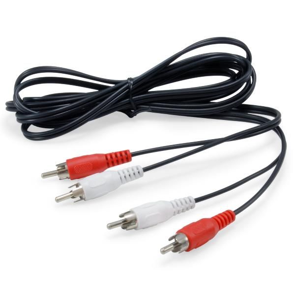 EQUIP 2X RCA MALE TO MALE STEREO AUDIO CA