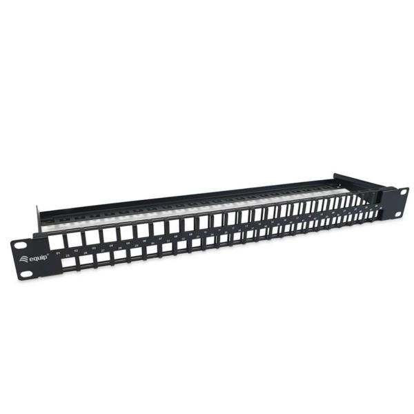 EQUIP 48-PORT KEYSTONE CAT.6 UNSHIELDED P