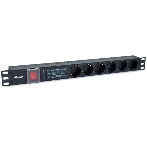 EQUIP 6-OUTLET GERMAN POWER DISTRIBUTION