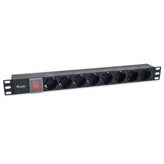 EQUIP 8-OUTLET GERMAN POWER DISTRIBUTION