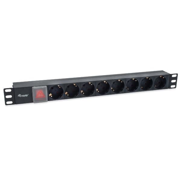 EQUIP 8-OUTLET GERMAN POWER DISTRIBUTION