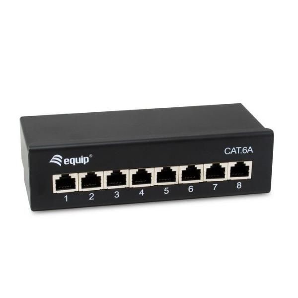 EQUIP 8-PORT CAT.6A DESKTOP SHIELDED PATC