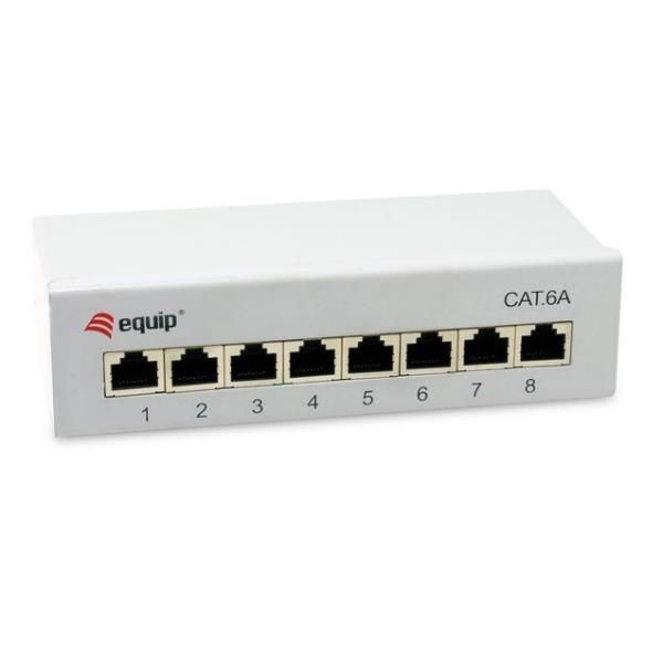 EQUIP 8-PORT CAT.6A DESKTOP SHIELDED PATC